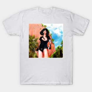 TV casualty Female figure art print T-Shirt